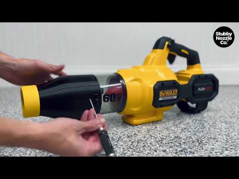 STUBBY® Car Drying Nozzle for DEWALT 60V MAX* Leaf Blowers (DCBL772B &amp; DCBL777B)