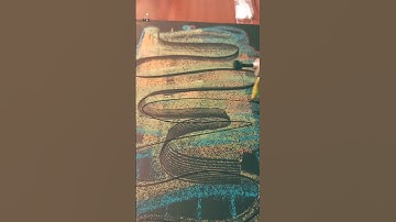 generative art with pastels