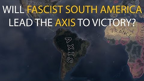 HOI4 Timelapse - What if a fascist Argentina united South America and joined the Axis?