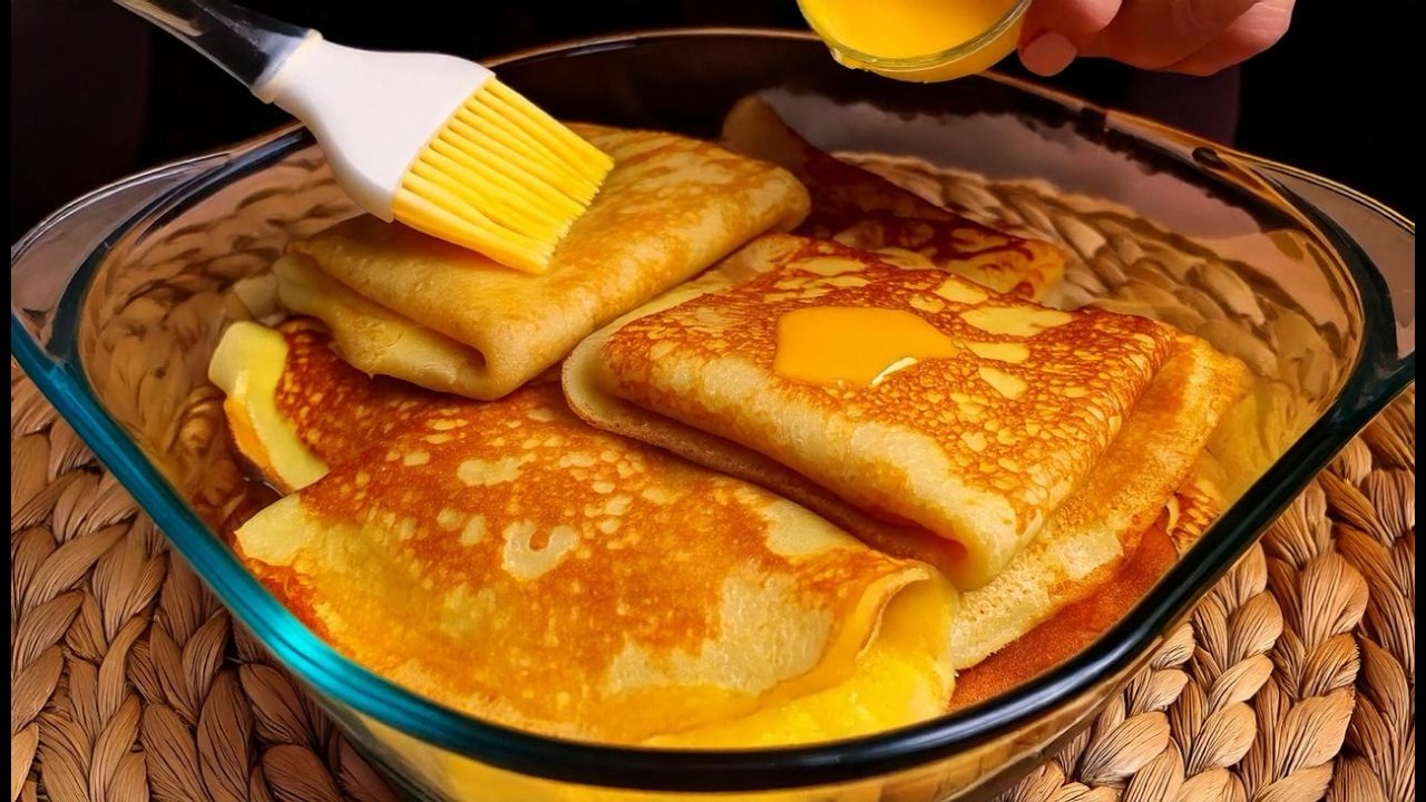 Käsige überbackene Pfannkuchen mit Hähnchen – so lecker & einfach!