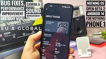 nothing phone 1 android 14 update 2.5.1 open beta 2 : is it really improved!