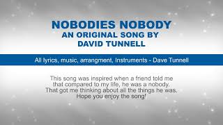 Nobodies Nobody David Tunnell