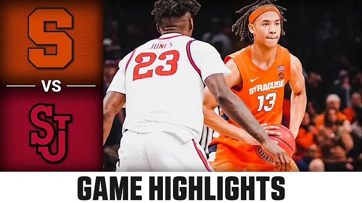 Syracuse vs. St John's | ACC Men's Basketball Highlights (2022-23) - DayDayNews