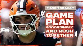 Mason Graham Press Conference: Game plan accordingly and rush together