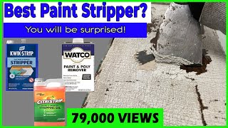 Testing Paint Strippers/Removers: Kwik Strip vs Watco vs Citristrip. The Results May Surprise You!