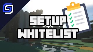 how to setup a whitelist on your minecraft server