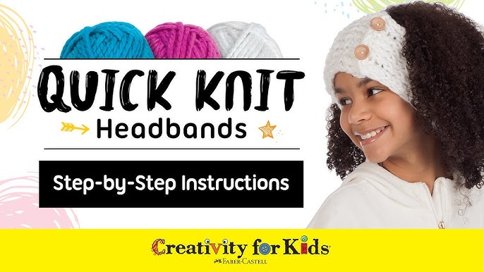 Creativity for Kids Learn to Knit - Pocket Scarf