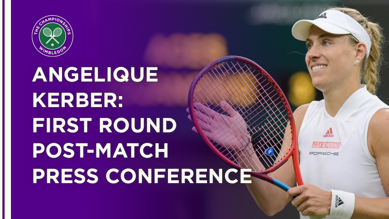 Angelique Kerber First Round Press Conference Wimbledon 2021