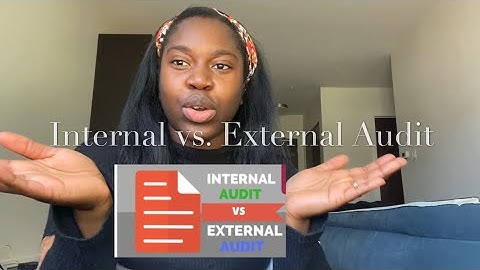 Difference between internal and external audit