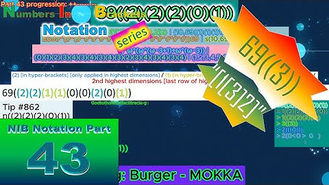 NIB-Notation series - Part 43 - 2HB-section XIII