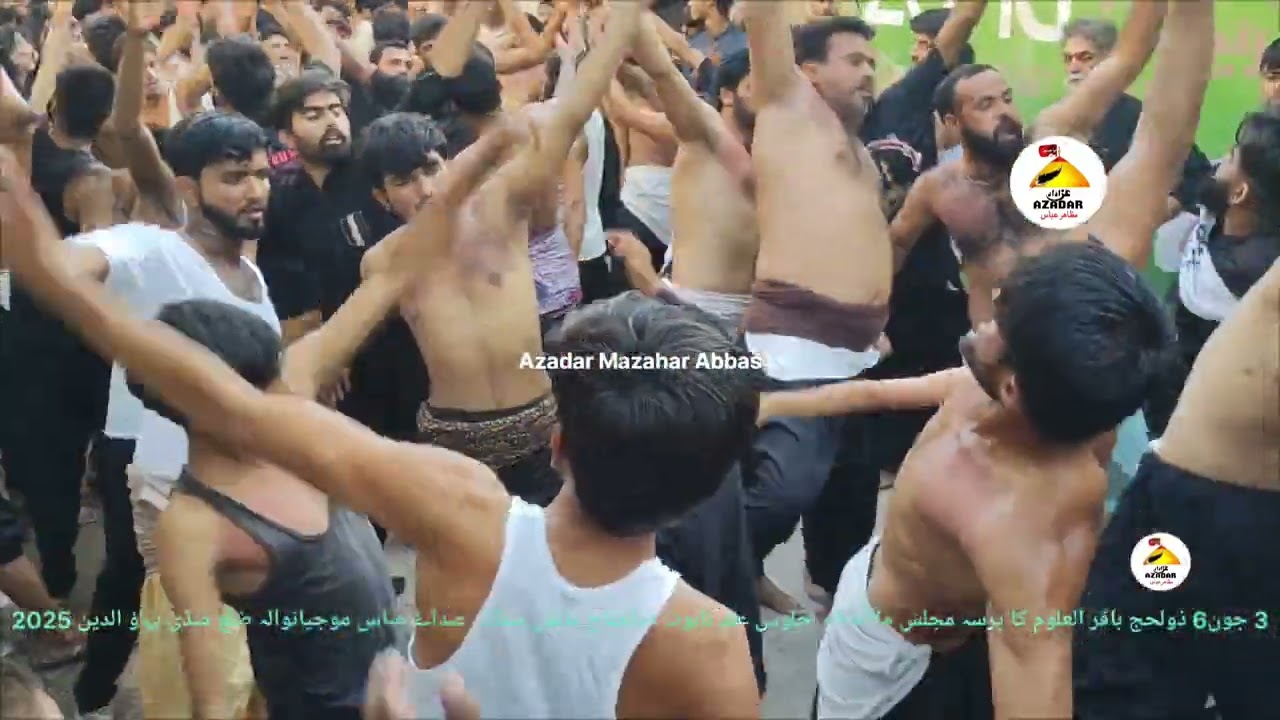 3جون6ذولحج باقر العلوم جلوس علم تابوت ذولجناح ماتمی سنگت صداۓ عباس موجیانوالہ منڈی بہاؤ الدین2025