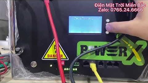 Biến tần hybrid Lux SNA giao tiếp với Lithium PowerX. Liên hệ đặt hàng 0765.24.6666