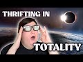 We saw the 2024 total solar eclipse and thrifted along the way