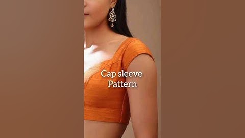 Cap Sleeve Magic👗Simple Pattern Cutting  ✂️#sewwithlove #stitching#sewingpatterns #sleevesdesign