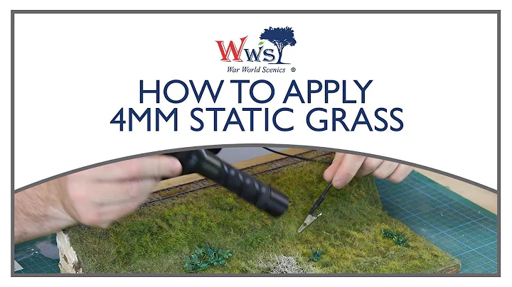How to apply 4mm Static Grass