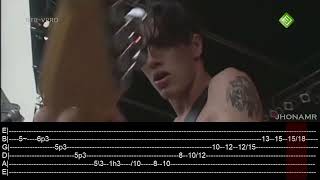 RHCP - Castles made of sand solo - Live at Dam Square, Netherlands (1989) John Frusciante - TABS