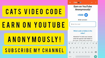 Earn on YouTube Anonymously! Cats Video Code | Earn on YouTube Anonymously cats video code today