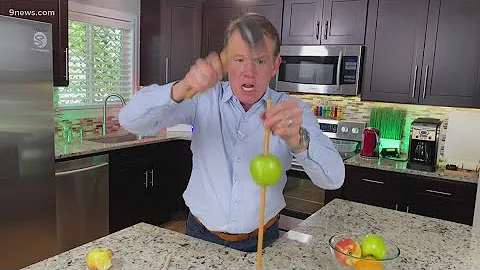 Science Minute: Learn to defy the law gravity with an apple