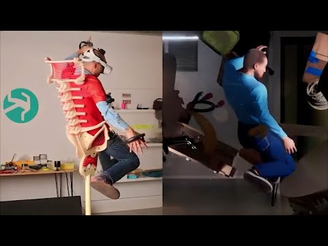 Новый экзоскелет для VR😳😯😳😯#vr