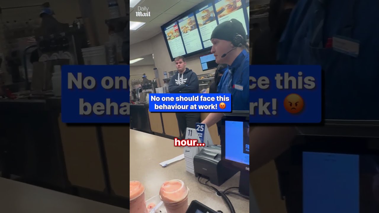 Rude Customer Lashes Out At Fast Food Worker