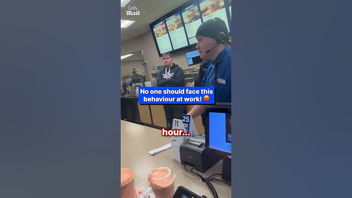 Rude customer lashes out at fast-food worker