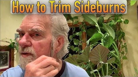 How to Trim Sideburns | Trimming Sideburns at Home | Morrocco Method