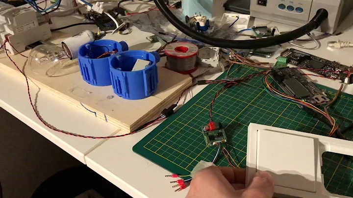 DIY dimming KNX actor first test