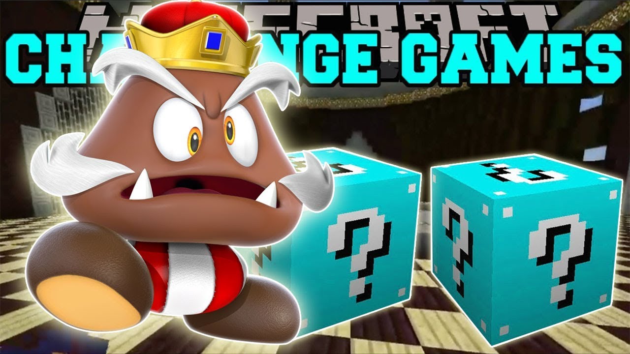 PopularMMOs Pat and Jen Minecraft POOP KING CHALLENGE GAMES Lucky Block Mod Modded Mini Game