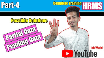 Partial / Pending teacher data on HRMS | Issue and Solution sedhr [P-4]