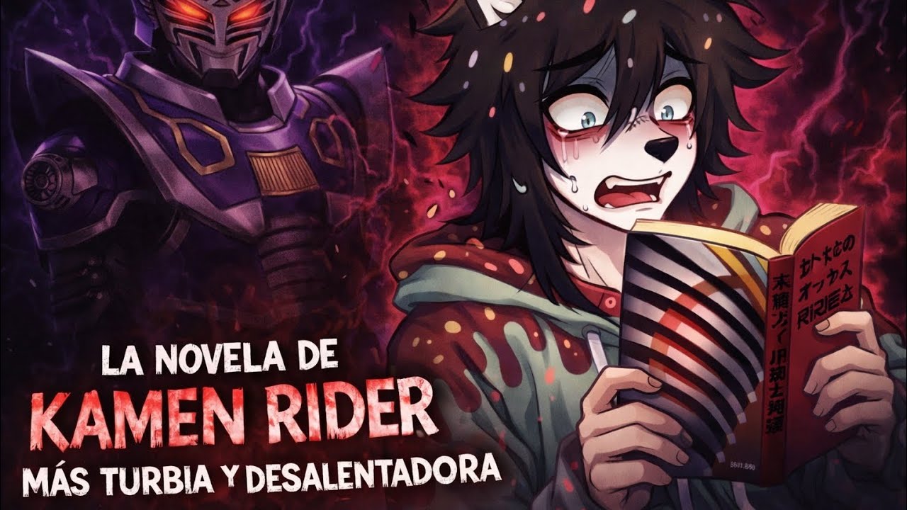 La novela de Kamen rider más turbia y desalentadora|| tokusatsu 