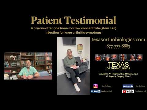 How long can a stem cell injection last for knee arthritis?