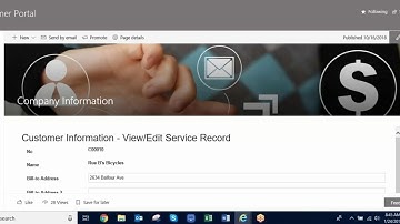 DynamicPoint Customer Portal Demonstration