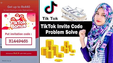 How to put tiktok invitation code | TikTok invitation code kaise kahan put Karen |Ayesha Mehar