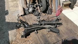 Subframe and Steering Rack/2007 Mitsubishi Lancer 2.0 engine... Cremallera De Mitsubishi Lancer