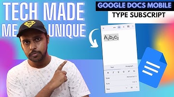 How to type subscript in google docs mobile | how to do subscript in google docs mobile