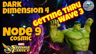 Finding your way thru wave 3 DD4 Node 9 Cosmic - Marvel Strike Force - MSF