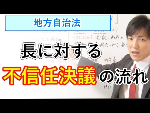 長に対する不信任決議の流れ(地方自治法) - YouTube