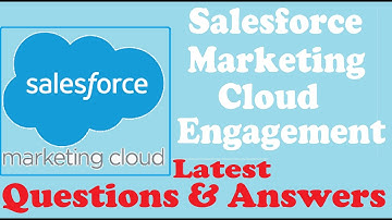 PART#6: SALESFORCE MCE - Salesforce Marketing-Cloud-Email - Questions and Answers
