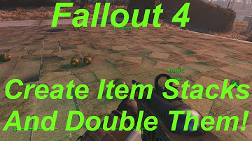 Fallout 4 Create & Double Item Stacks Guide! Duplication Glitch AFTER PATCH! (Fallout 4 Glitches)