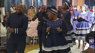 Reception Step of Mr and Mrs Mafanya Wedding Celebration