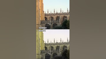 How do those with colour blindness perceive Oxford University?#Shorts #ColourBlind #ColorBlind