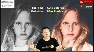 Top 4 Automatic FREE AI Colorizer to Colorize Black and White Photos Without Photoshop (2021）