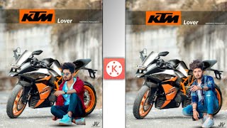 Bike Lovers Background Photo Editing Tutorial | Kinemaster Photo Editing | Bike Photo Editing screenshot 5