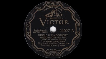 1932 Billy Banks - Minnie The Moocher's Weddin' Day