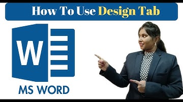 MS-Word Design Tab (Watermark,Page color,Page Border)
