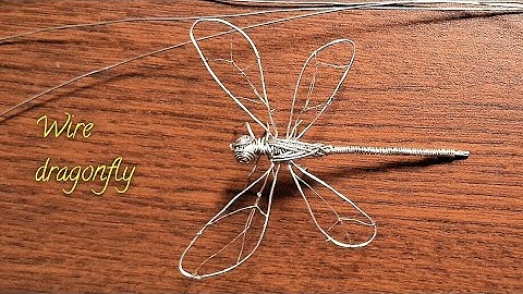 How to make wire dragonfly ||Wire dragonfly tutorial
