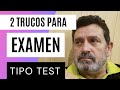 dos  trucos para preparar y aprobar un examen tipo test