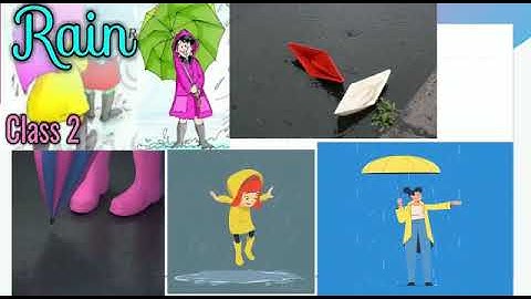 MLZS JHANSI CLASS 2 English Literature Poem Rain Lecture 1