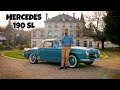 Jessaye la mercedes 190 sl  petite soeur de la 300 sl devenue emblmatique 