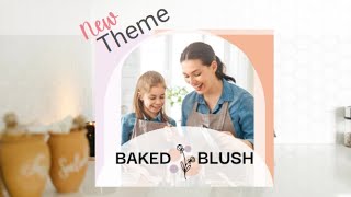 NEW Photo/Recipe Book Theme - Baked in Blush. screenshot 1